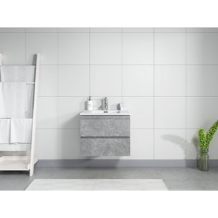 Weiße Eitelkeit Badezimmer Design-Ideen : Luxuriose Sauberes Bad Mit